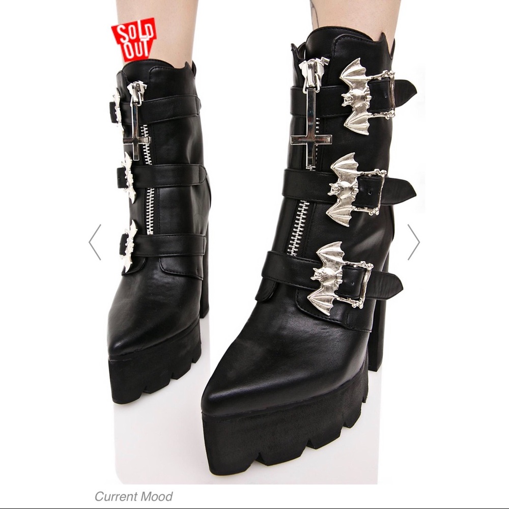 Current Mood Bat Boots